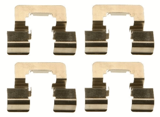 Kit d'accessoires, plaquette de frein à disque TRW PFK618