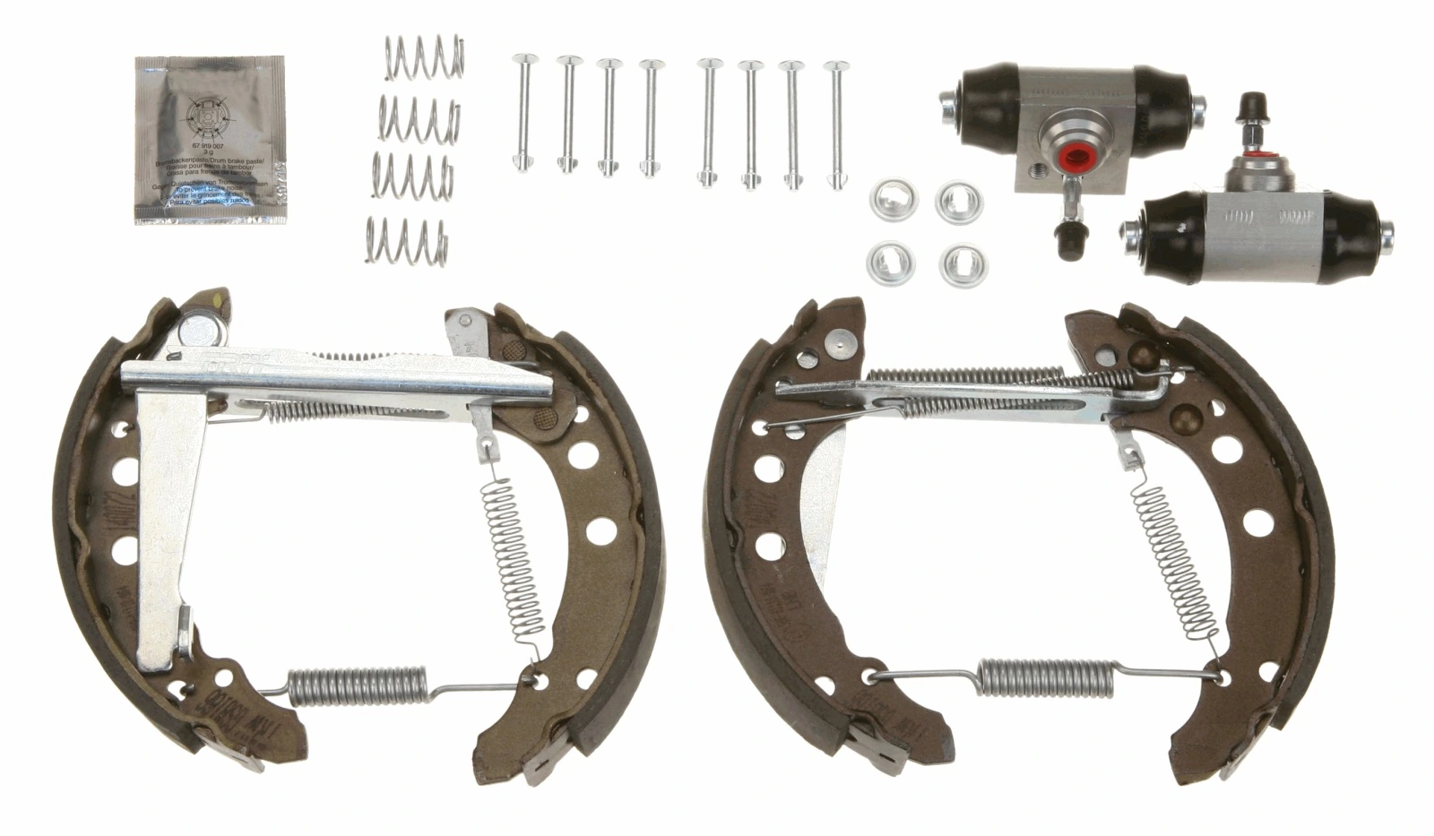 Jeu de mâchoires de frein TRW GSK1515