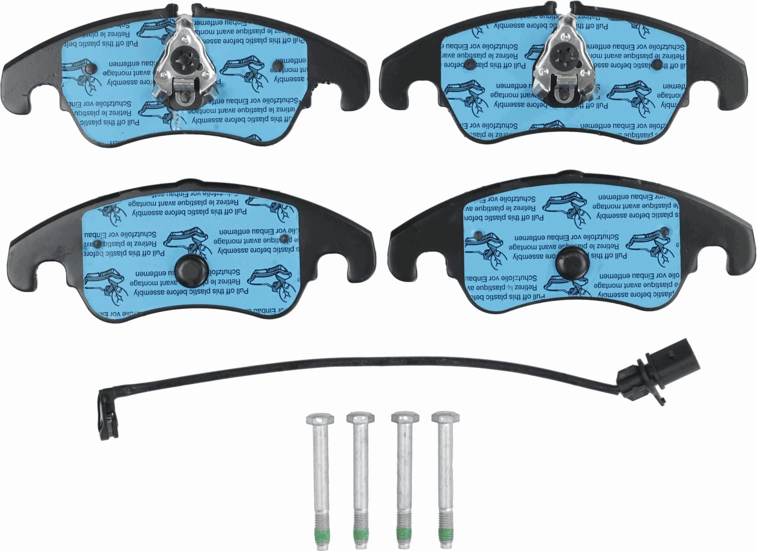 Kit de plaquettes de frein, frein à disque TRW GDB1768