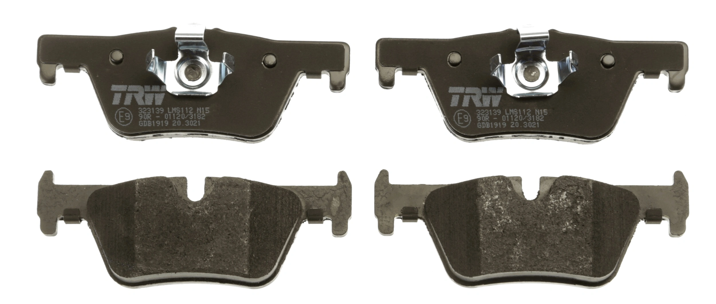 TRW GDB1919 — Колодка гальм. диск. BMW 1(F20) 116D-125I 2010-,3(F30) 316-328 2011- задн. (вир-во TRW)