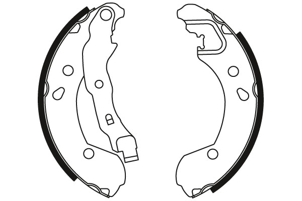 Jeu de mâchoires de frein