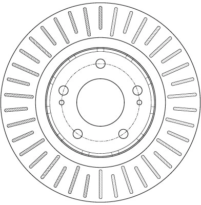 Disque de frein TRW DF6174