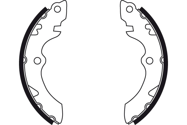 Jeu de mâchoires de frein, frein de stationnement TRW GS8735