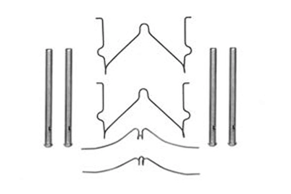 Kit d'accessoires, plaquette de frein à disque TRW PFK288