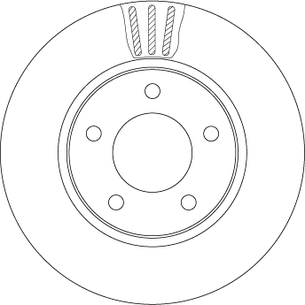 Disque de frein TRW DF4550