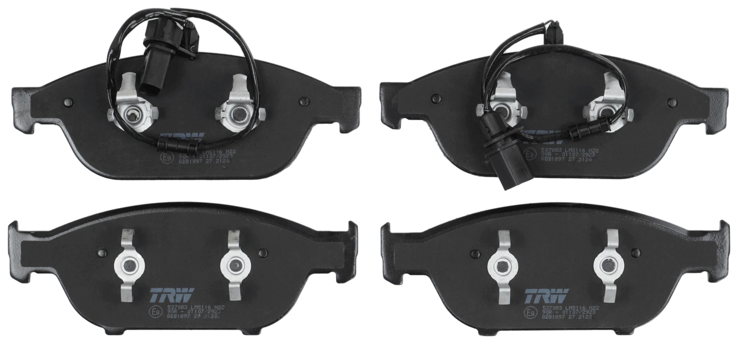 Kit de plaquettes de frein, frein à disque TRW GDB1897