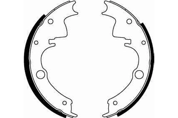 Jeu de mâchoires de frein TRW GS6095