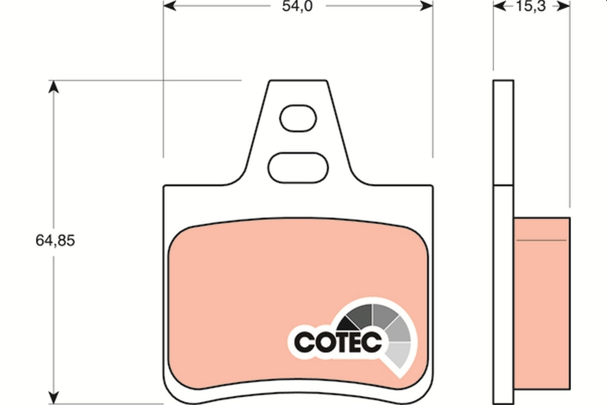 Kit de plaquettes de frein, frein à disque TRW Automotive