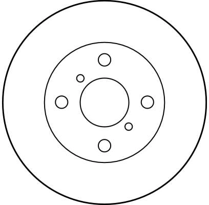 Disque de frein TRW DF4007