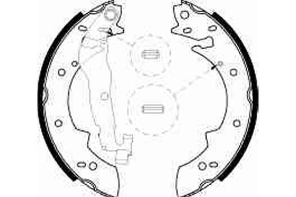 Jeu de mâchoires de frein TRW GS8524