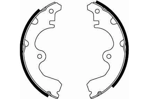 Jeu de mâchoires de frein TRW GS8243