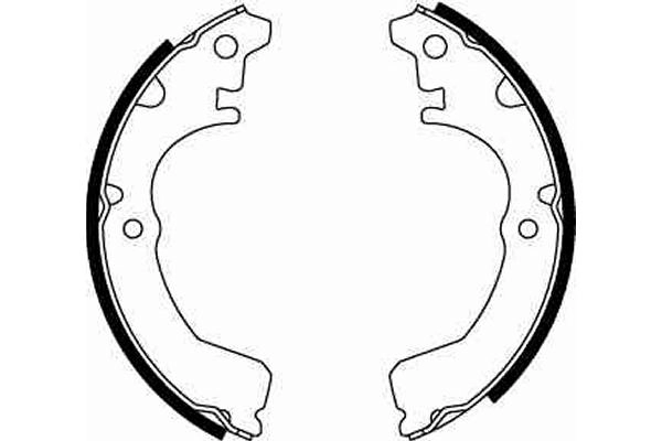 Jeu de mâchoires de frein TRW GS8220