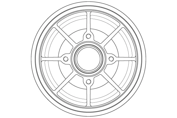 Tambour de frein TRW DB4546MR
