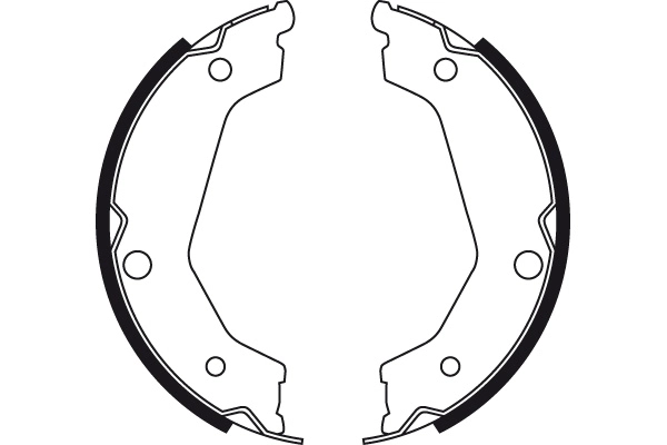 Jeu de mâchoires de frein, frein de stationnement TRW GS8722