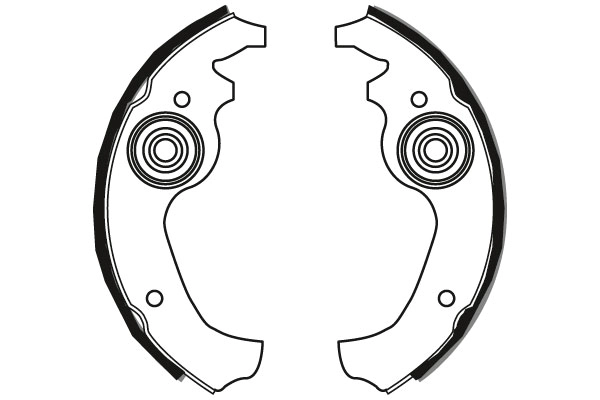 Jeu de mâchoires de frein TRW GS8233