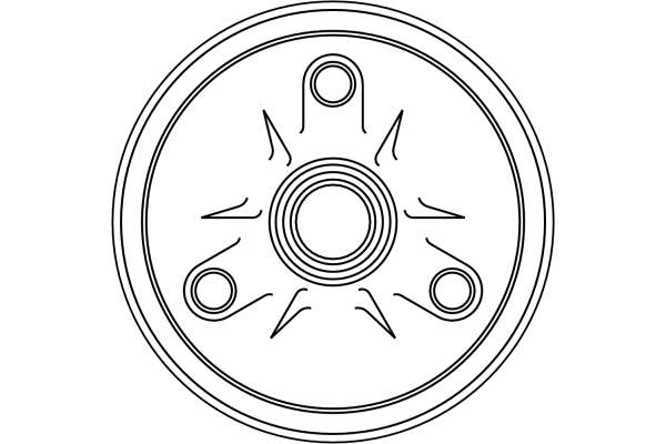 Tambour de frein TRW DB4122