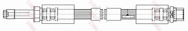 Flexible de frein TRW PHB553