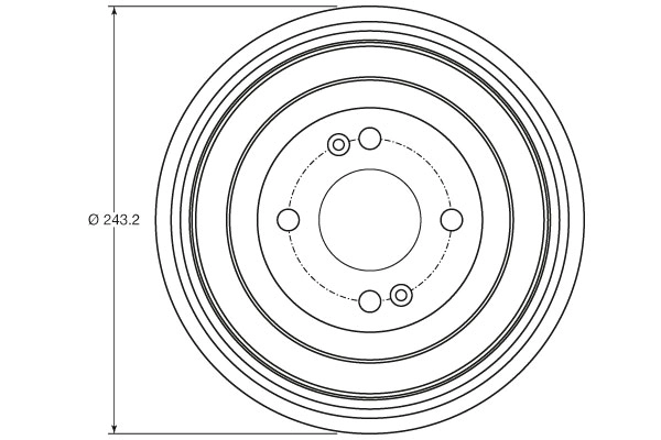 Tambour de frein TRW DB4422