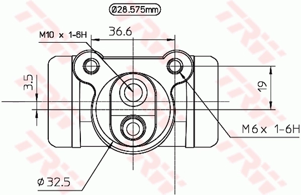 Cylindre de roue TRW BWN158