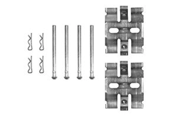 Kit d'accessoires, plaquette de frein à disque TRW PFK118