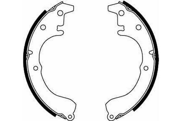 Jeu de mâchoires de frein TRW GS8089