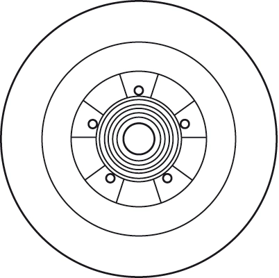 Disque de frein TRW DF6126BS