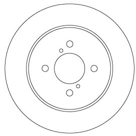 Disque de frein TRW DF6686