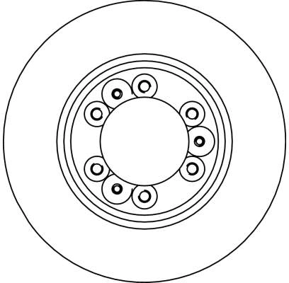 Disque de frein TRW DF4029