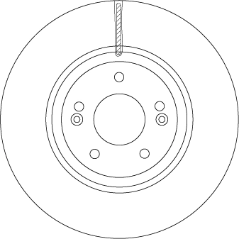 Disque de frein TRW DF6545S