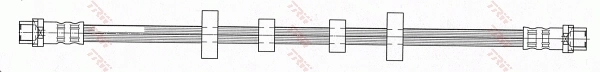 Flexible de frein TRW PHA455