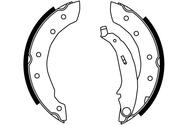 Jeu de mâchoires de frein TRW GS8729