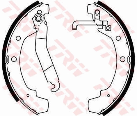 Jeu de mâchoires de frein TRW GS8511