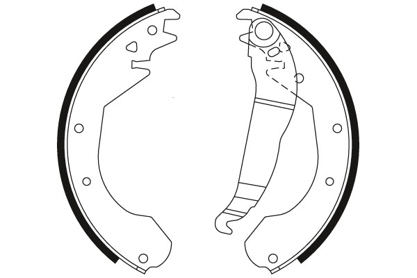 Jeu de mâchoires de frein TRW GS6211