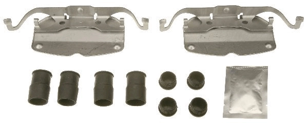 Kit d'accessoires, plaquette de frein à disque TRW PFK629