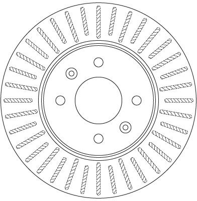 Disque de frein TRW DF6198
