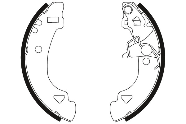 Jeu de mâchoires de frein TRW GS8566