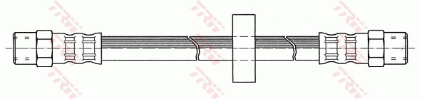 Flexible de frein TRW PHA238