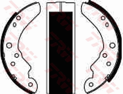 Jeu de mâchoires de frein TRW GS6141