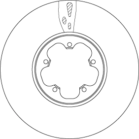 Disque de frein TRW DF6752S