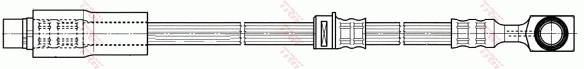 Flexible de frein TRW PHD500