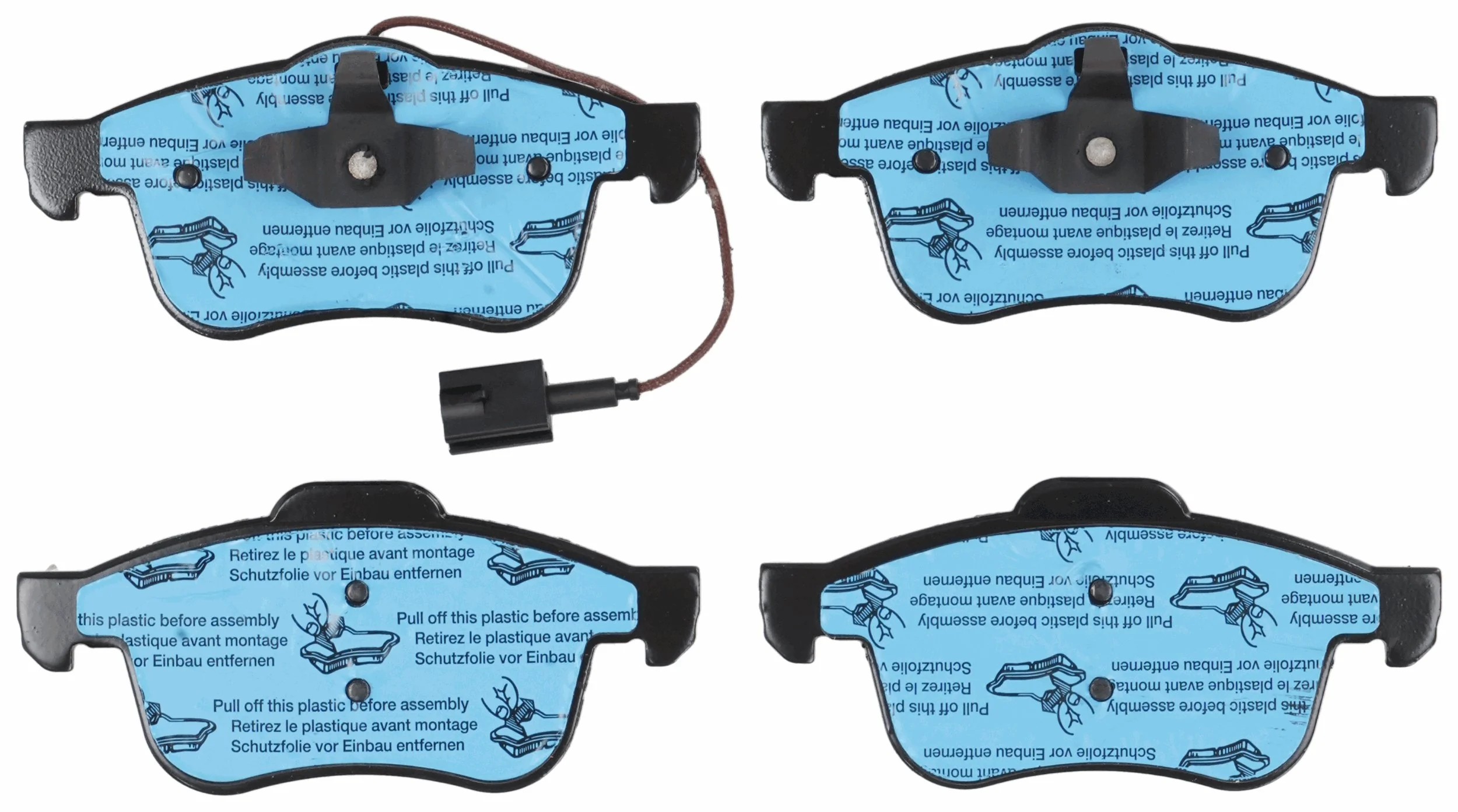 Kit de plaquettes de frein, frein à disque TRW GDB1864