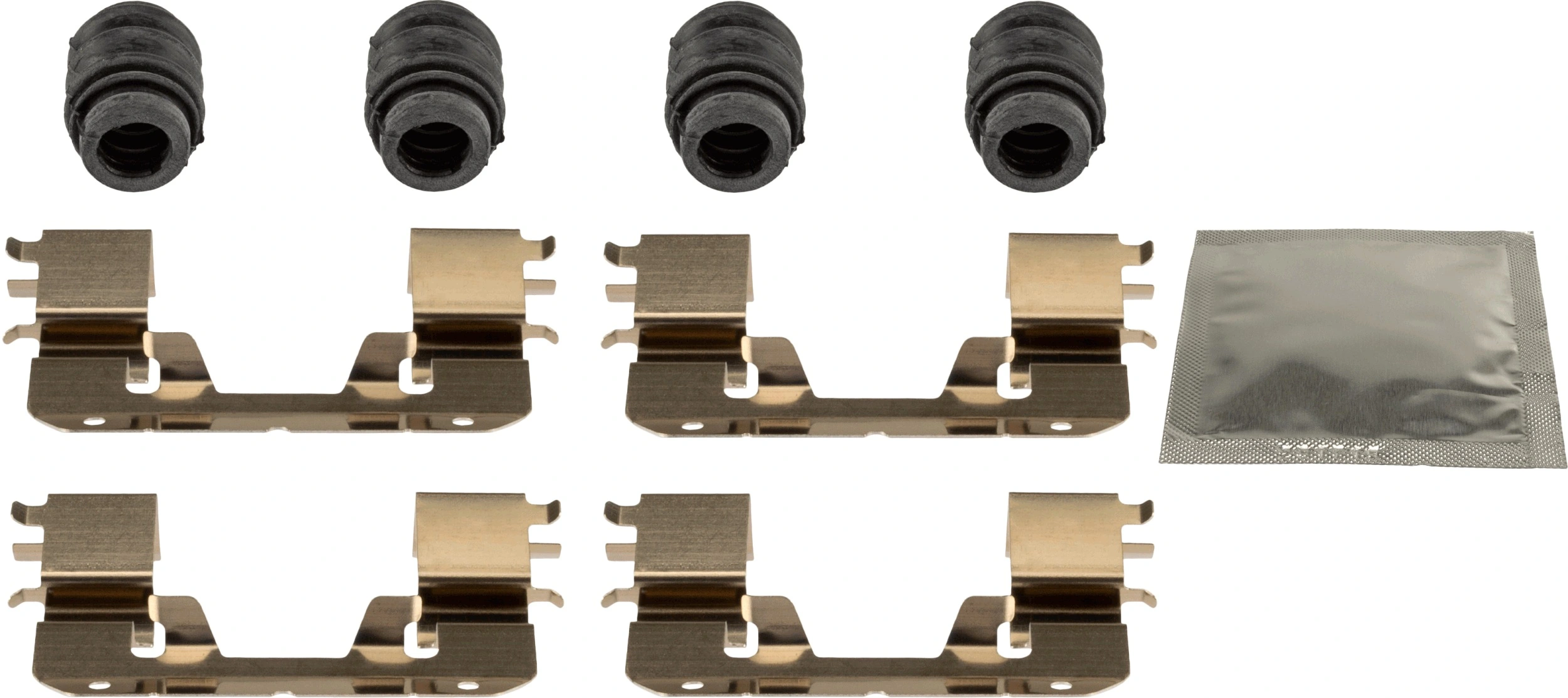 Kit d'accessoires, plaquette de frein à disque TRW PFK752