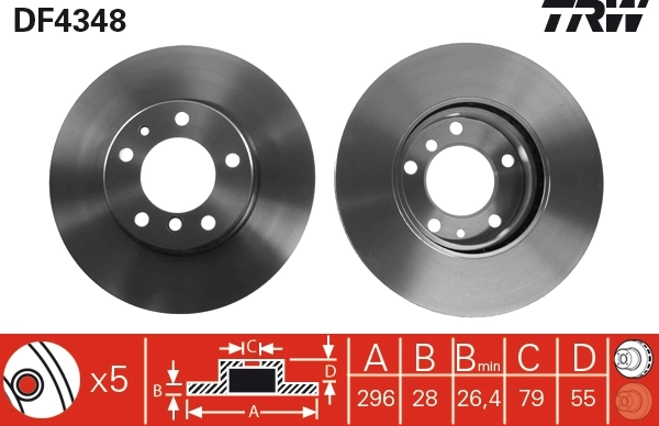 Disque de frein TRW Automotive