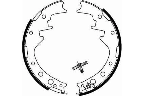 Jeu de mâchoires de frein TRW GS8170