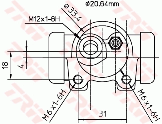 Cylindre de roue TRW BWF155