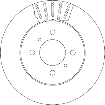 Disque de frein TRW DF4498