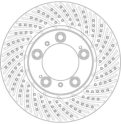 Disque de frein TRW DF6213S