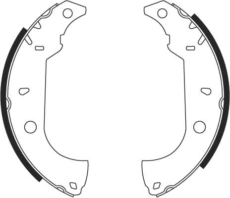 Jeu de mâchoires de frein TRW GS8614