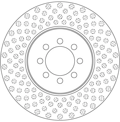 Disque de frein TRW DF6250S