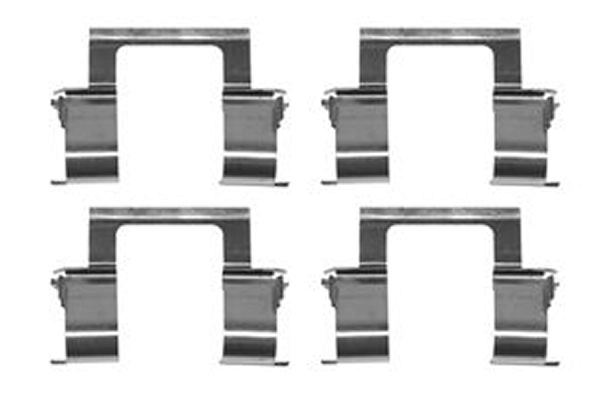 Kit d'accessoires, plaquette de frein à disque TRW PFK372